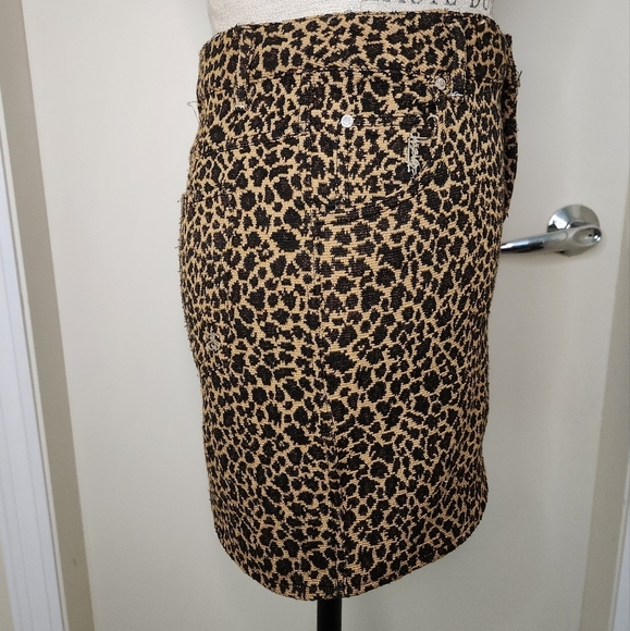 Vintage 90s Cheetah Mini Skirt - Picture 4 of 10